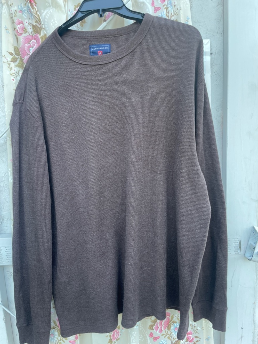 Saddlebred Brown Long-Sleeve Thermal Shirt